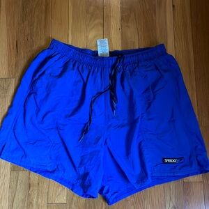 SPEEDO MENS BLUE SWIM TRUNKS LARGE. EXCELLENT CONDITION